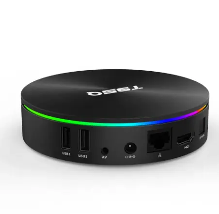 Boa qualidade T95Q Android 9 TV box 4GB 32GB Amlogic S905X2 2.4G 5G WIFI 4K Saída HD Filmes Online reprodutor de mídia