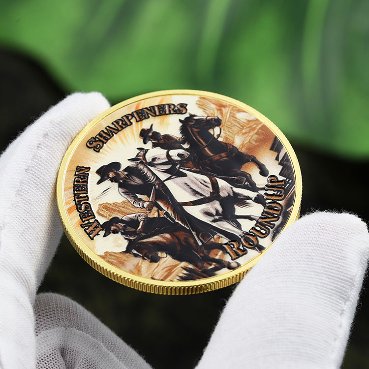 Moneda de desafío impresa con UV