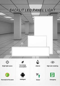 ETL 2'X2 2'x4 1'x4 'yüzey montaj akıllı led tavan lambası düz panel AYDINLATMA - Product Image 5