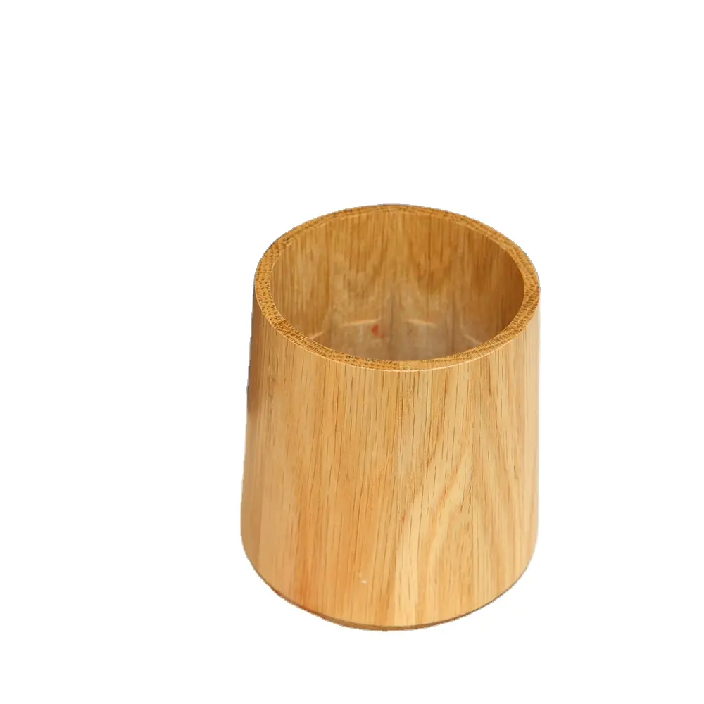 Wooden Coffee Bean Barrel High Quality Handmade Decoration Natural