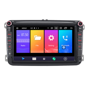 Mirrorlink触摸屏车载收音机播放器适用于大众jetta <span class=keywords><strong>t5</strong></span> passat 2 din 8英寸wifi android车载收音机适用于vw高尔夫6 polo