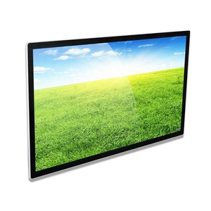 55-inch treo tường kim loại cảm ứng hiển thị quảng cáo media player RJ45 4 gam Android với Wifi kết nối - Product Image 1