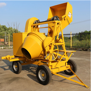 Mobile Zement mischer Ransom Hochbau Beton mischmasch ine mit Pumpe zum Verkauf - Product Image 3