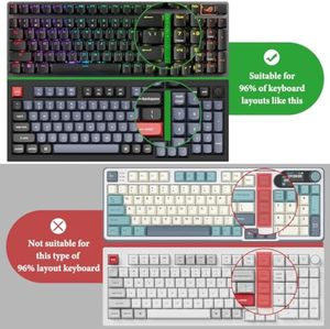 Fabricante Personalizado Acrílico Anti Dust Cover Para Full Size 104 Teclado Chave