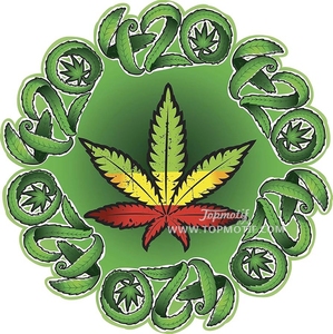 420 Cần sa ngày Thiết kế cần sa văn hóa dtf truyền nhiệt in ấn đính sắt Stickers cho áo sơ mi gối túi trang trí - Product Image 5