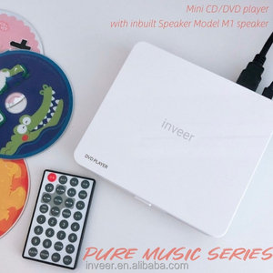 Inveer-REPRODUCTOR DE DVD y CD de tamaño de bolsillo, con altavoz y máquina de aprendizaje de idiomas con salida HD, nuevo diseño - Product Image 2