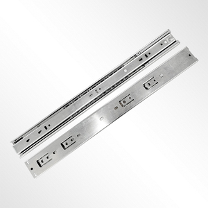 GOOD & E-Shining Teleskopkanal-Schubladen führung 35mm Industrial 3-fach Voll auszug Soft Close Kugellager Schubladen führungen - Product Image 4