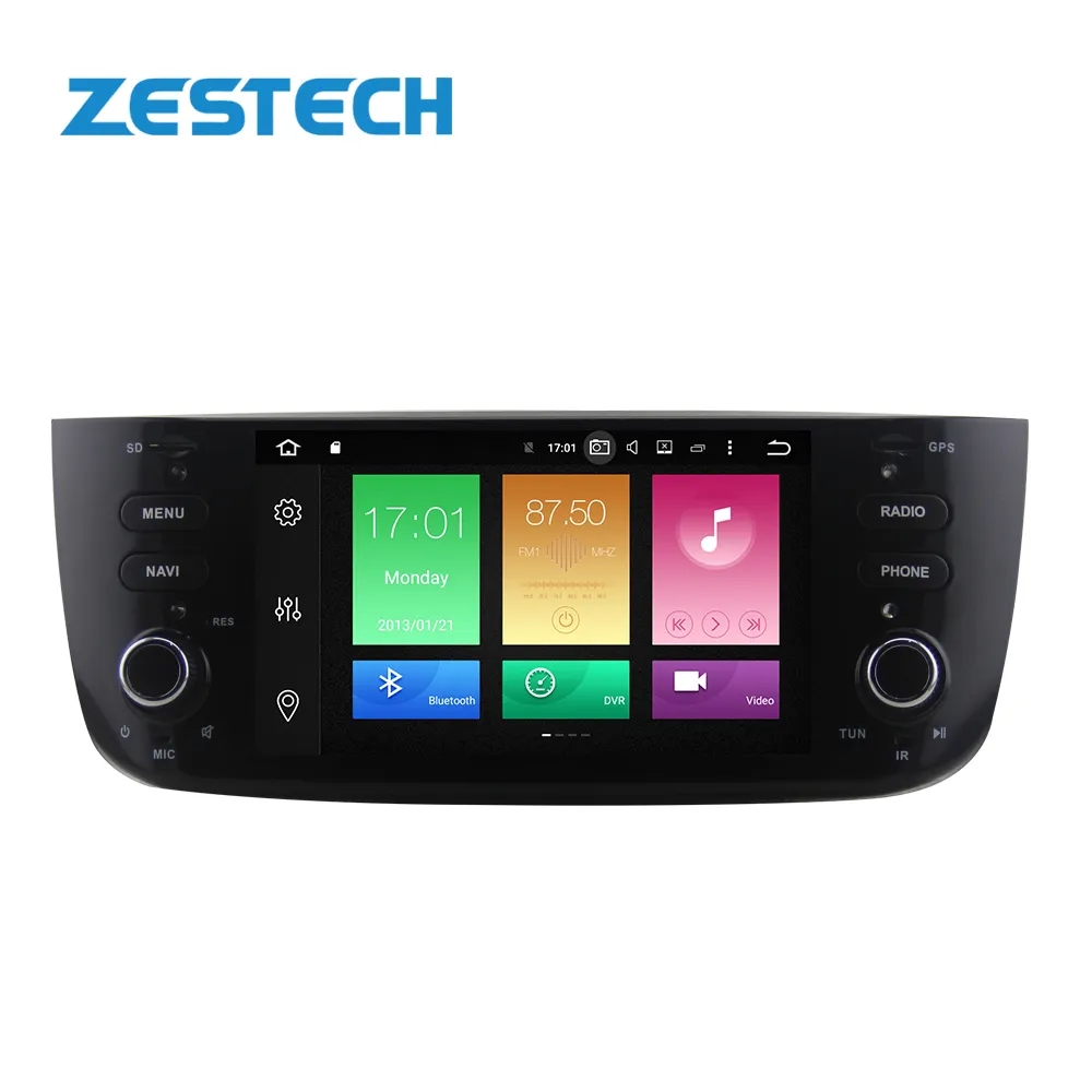 Reproductor Multimedia para coche Android 12 para Fiat Grande Punto Linea 2007-2012, Radio para coche, navegación GPS automática