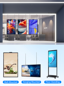 65 "75" 86 "98" siêu mỏng độ sáng cao màn hình quảng cáo lớn 2k 4k 3000-5000 nits video LCD menu cửa sổ hiển thị kỹ thuật số - Product Image 5