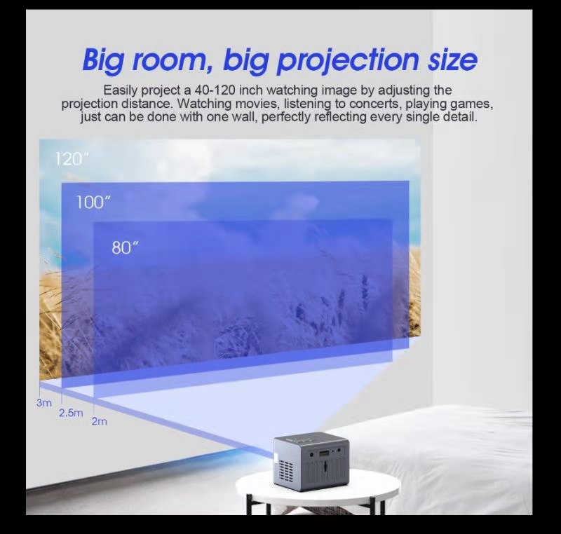 DLP projector portable android mini smart pocket projector