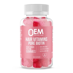 Label pribadi cuka sari apel Gummy lumut laut Ashwagandha Gummies Elderberry Vitamin Biotin Times imun - Product Image 3