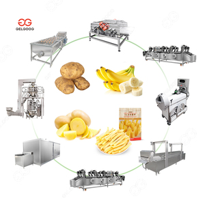 Tamanho pequeno Frozen French Fries Máquina De Congelamento Chips IQF Máquinas para Batatas Congeladas