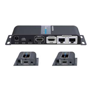 Lkv712pro-extensor HD 1X2 HDMI divisor sobre UTP HDMI, amplificador de distribución sobre cat5e/6 cable - Product Image 3