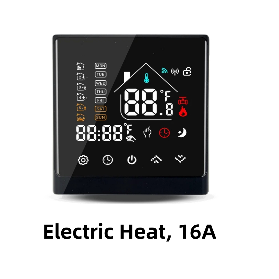 Chaleur électrique noire, 16A