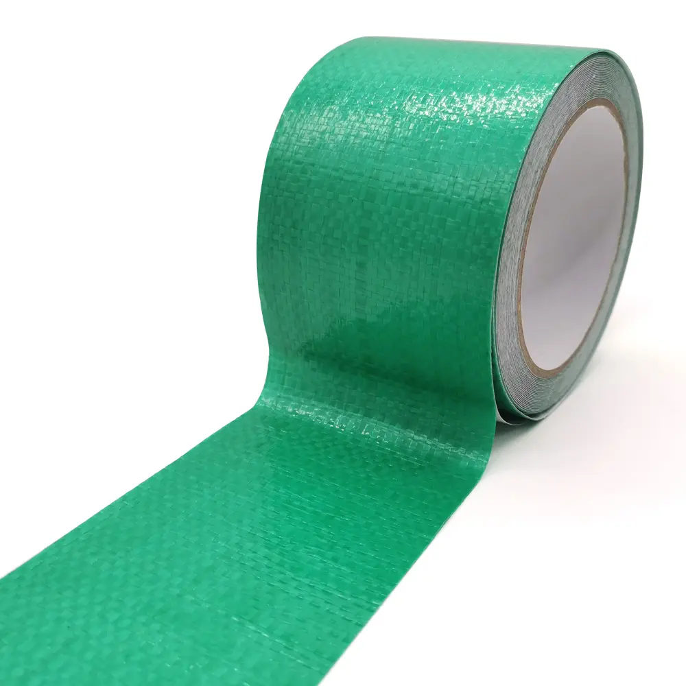 Fita de tarpaulina do polieteno verde personalizada para reparo de barracas