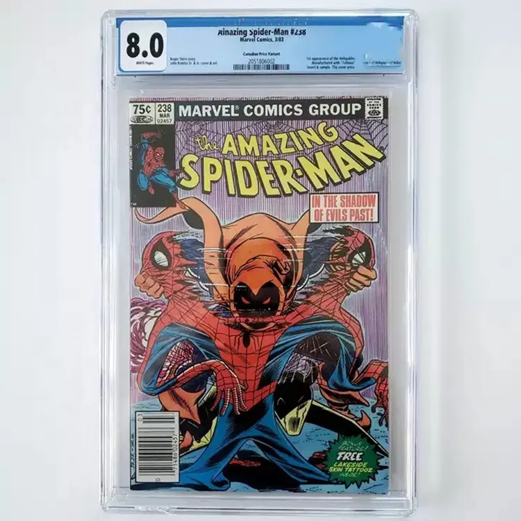 Leshiny acrilico CGC CBCS PGX lastra trasparente di alta qualità durevole graduata lastra di fumetti comic book storage marvel comic book display