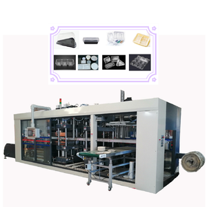 אוטומטי חיובי ושלילי תחנות מרובות מכונת thermoforming