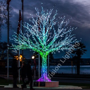 Yüksek parlaklık programlanabilir DC12V WS2811 piksel Garland Led RGB noel ağaç ışıkları - Product Image 6