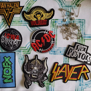 Işlemeli yamalar üretici özel dikmek karışık Lot yama nakış rozeti işlemeli Rock Band yamalar - Product Image 3
