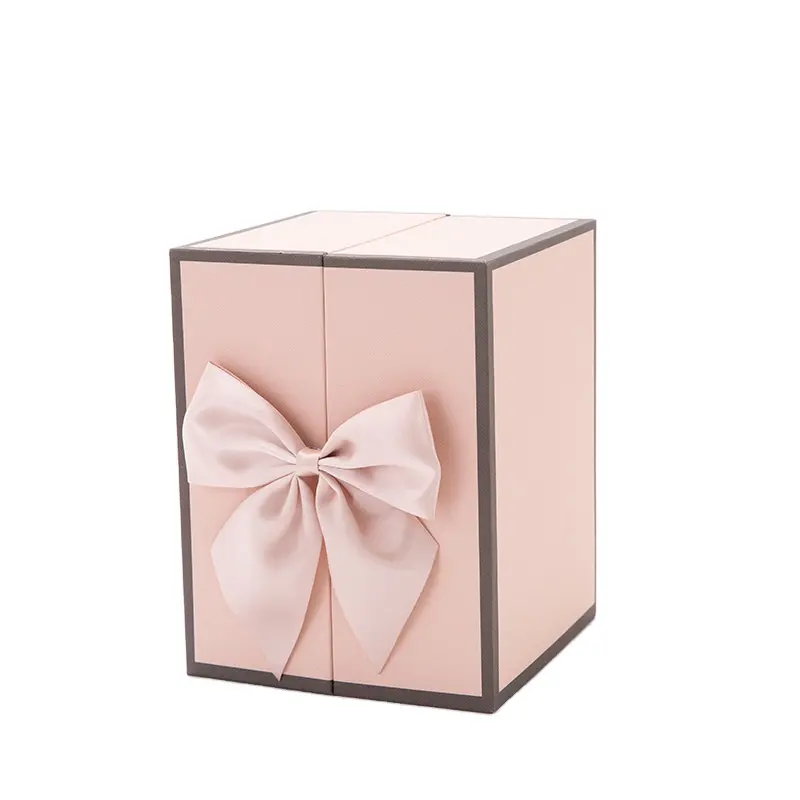 Confezione regalo cubo magico in cartone con Design personalizzato di stampa di lusso scatola di fiori doppia creativa