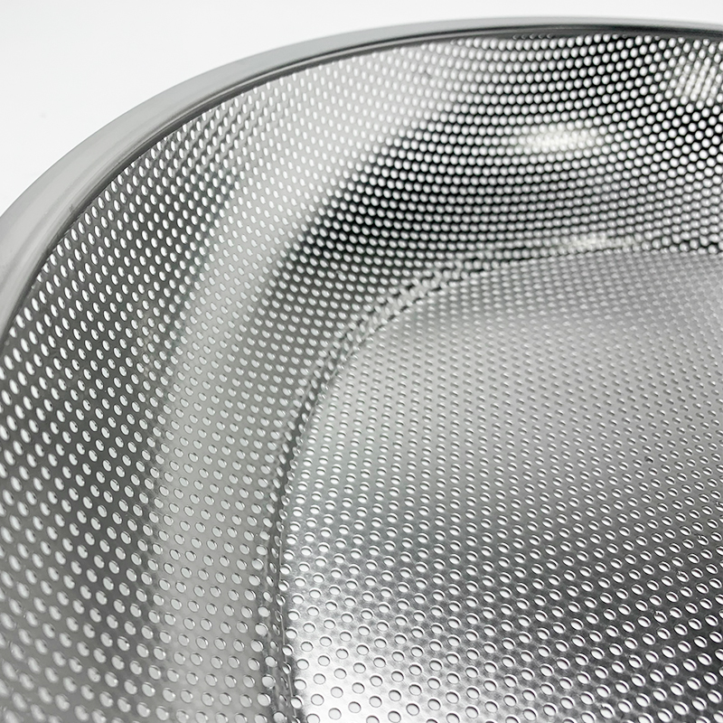 Round Steam Food Tray Multi-purpose Kitchenware Stainless Steel Flat Tray With Dense Holes
