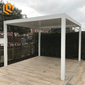 Yağmur sensörü ile Gazebo 3x2 biyoiklim motorlu Pergola otomatik çatı Louvre - Product Image 1