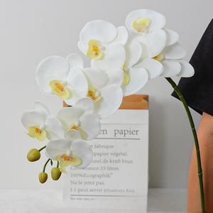高品质粉色3d兰花婚礼中心人造花