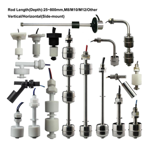 Float-25LP-M8 sensore di livello del liquido magnetico indicatore di livello del fluido serbatoio dell'acqua interruttore a sfera galleggiante regolatore di livello in plastica