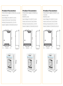 Nhà Máy Giá Chất lượng cao DC 12V 24V ZigBee RGB CCT <span class=keywords><strong>LED</strong></span> <span class=keywords><strong>Strip</strong></span> điều khiển cho <span class=keywords><strong>LED</strong></span> Tape. - Product Image 2