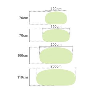 पृथ्वी कस्टम डबल-पक्षीय आउटडोर पॉप-अप ए-फ्रेम बैनर पॉलिएस्टर प्रदर्शनी गोल्फ अंडाकार पॉप-अप बैनर ब्रांडेड झंडे - Product Image 4
