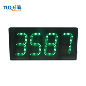 Gran contador de pulsos digital LED de 6 pulgadas y 4 dígitos con pantalla para temporizadores y aplicaciones de conteo - Product Image 3