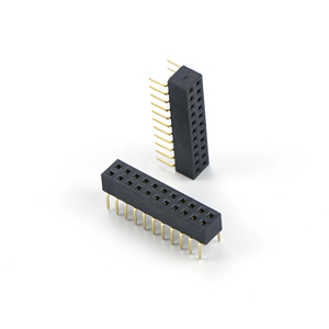 Pitch kadın başlık çift sıra H4.3 W2.54 PCB alt Pin fabrika kaynağı özel 2.0mm 6 8 10 12 16 22 Pins iki taraf Smb OEM / ODM - Product Image 1
