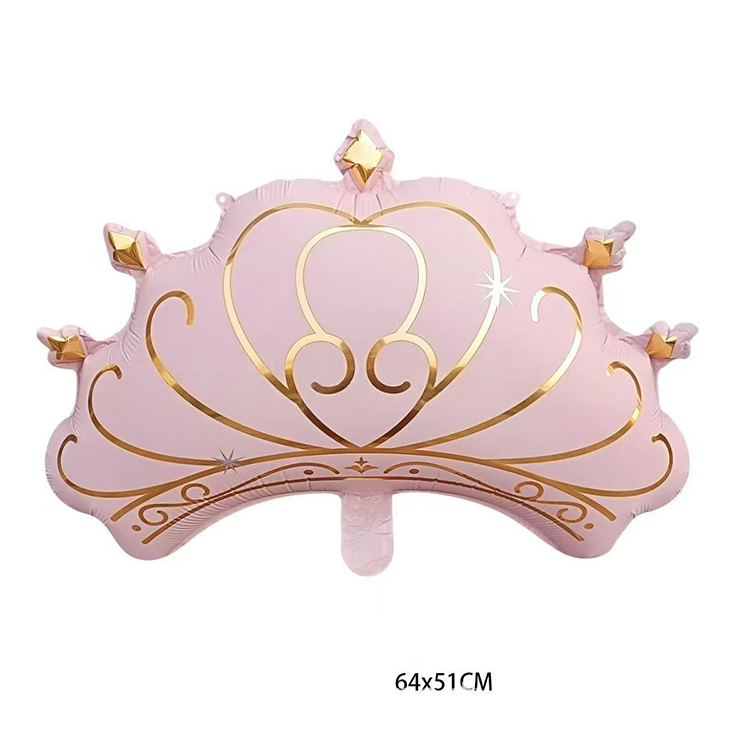 Pink Crown Balloons