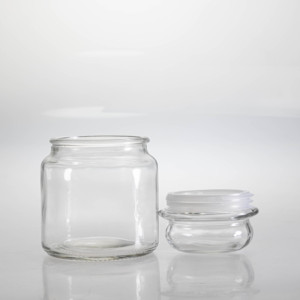 ขายส่งหรูหราที่กําหนดเองระเหิดสีเขียวรูปไข่แก้วร้านขายยาเทียนนวดขวด - Product Image 3