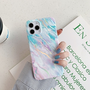 เครื่องพิมพ์ปรับแต่งโลโก้โทรศัพท์มือถือสำหรับ I Phone 6 7 8 Plus TPU,เคส iPhone 11Promax Se 10 IMD ลายหินอ่อนสีสันสดใสปี2021 - Product Image 3