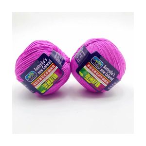 Fabrika tekstil toptancılar iyi fiyat el örgü tığ fantezi ucuz yün pamuk ipliği - Product Image 3