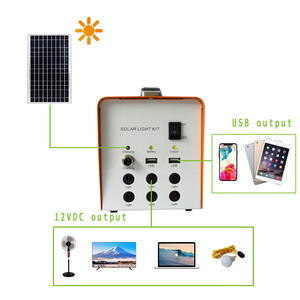Sistema de energia solar de uso doméstico com painéis solares mono e poly series