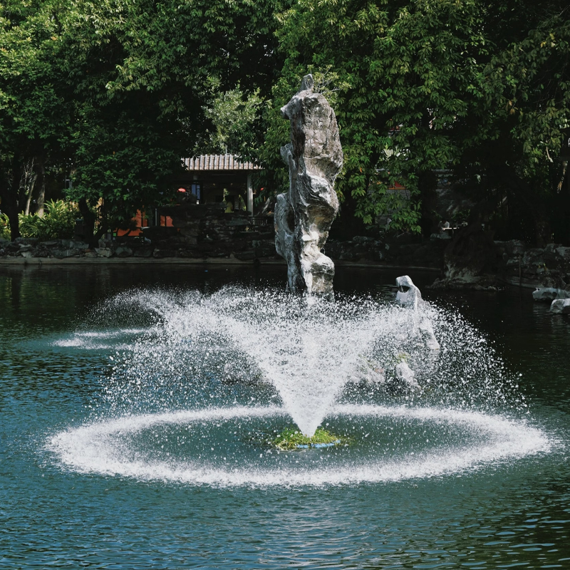 fontaine flottante
