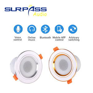 Sistema de cine en casa estéreo inteligente, minialtavoz de techo LED portátil de audio - Product Image 2