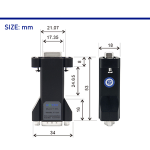 UOTEK Industrial Grade RS-232 <strong>RS232</strong> to TTL Converter Output 5V COM DB9 Connector <strong>Adapter</strong> Supports All Operating System UT-210 - Product Image 4