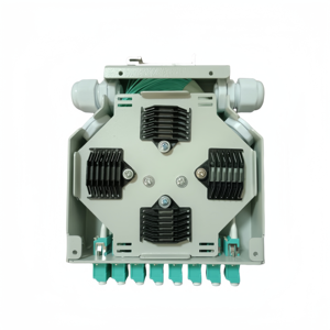 8Core SC SX 16 Core LC/DX DIN Rail Caja de terminales de metal Caja de distribución Panel de conexión de fibra óptica para red FTTH FTTX - Product Image 6