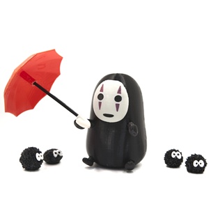 Servicio de prototipo rápido de impresión 3D Modelo de personaje de dibujos animados de animación de hombre sin rostro popular - Product Image 1