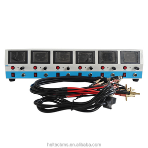 Instrumento de reparación de batería multifuncional 6 canales con pantalla Analizador de batería NiMH Probador de batería 7-23V por canal - Product Image 1