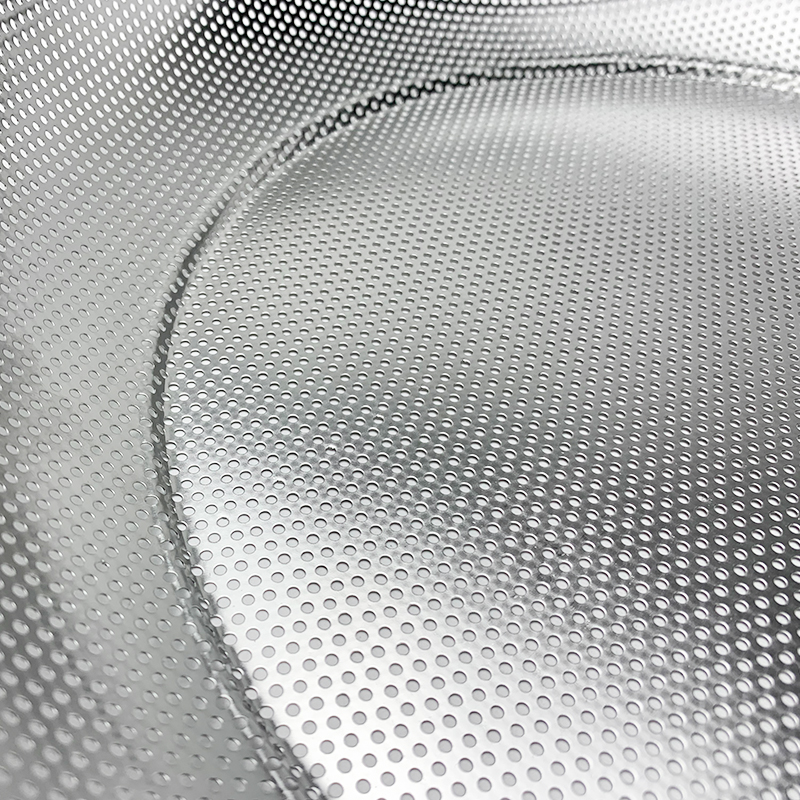 Round Steam Food Tray Multi-purpose Kitchenware Stainless Steel Flat Tray With Dense Holes