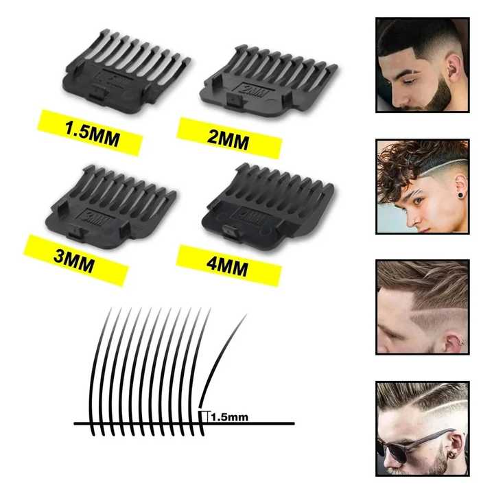 2024 Hot Sale Hair Cutting Machine Hair Clippers Rechargeable Beard Shaver Professional Electric Hair Trimmer for Men Barber