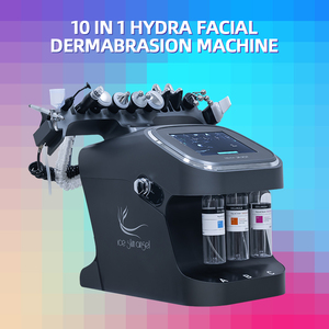 Siyah 10 In 1 hidro dermabrazyon cilt derin temiz siyah nokta kaldırma H2O2 oksijen jeti Aqua Peel yüz su güzellik makinesi