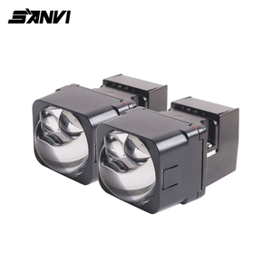 M5-2 araba Led ışık ampul kare Led projektör Lens 1.5 inç matris bifokal Led projektör Lens 58w Led Lens - Product Image 1