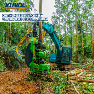 Forst wirtschaft Log Loader Crane Grab Fäll maschine Diesel Outdoor Logging Harvester Bäume