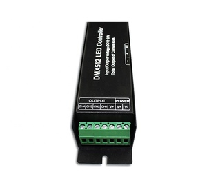 Консольный декодер DC12V 24V DMX512, светодиодный Радужный контроллер полосы RGB RGBW, 3-канальный 4-канальный декодер DMX - Product Image 1