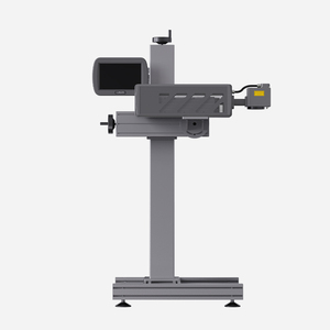 PHEZER high speed CO2 40w 60w laser <strong>coding</strong> on wood bottle plastic logo barcode UDI QR DM code marking - Product Image 3